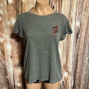 Peloton Women's Pink Foil Logo Tee